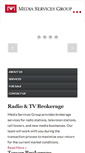 Mobile Screenshot of mediaservicesgroup.com